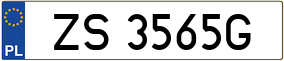 Truck License Plate